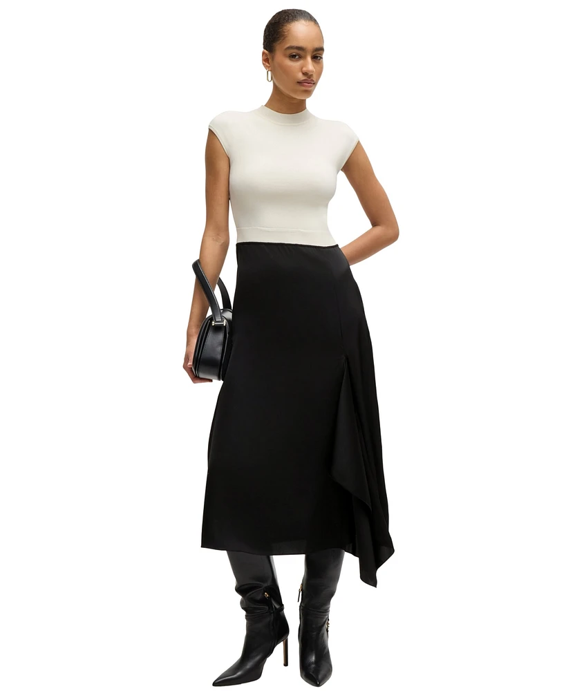 Boss by Hugo Women's Volant Trim Two-Part Dress