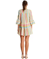 La Moda Clothing Women's Calypso Striped Kaftan