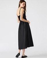 Steve Madden Women's Codie Cotton Smocked Midi Dress