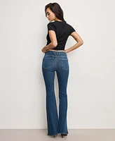 Good American Women's Legs Flare Jeans