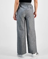and Now This Petite Cotton Linen Drawstring Cargo Pants, Exclusively at Macy's