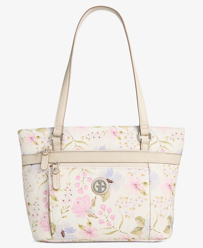 Giani Bernini Medium Floral Tote Bag, Exclusively at Macy's