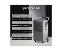190-Pint 2-Speed Dehumidifier Energy Star (For Rooms 3001+ sq ft)