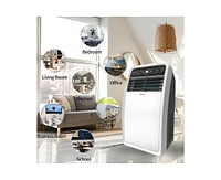 4000-btu Doe (115-Volt) White Vented Portable Air Conditioner with Remote Cools 200-sq ft