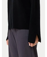 Gobi Cashmere Women's Split-Sleeve Sweater