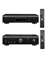 Denon Dcd-600NE Cd Player with Pma-600NE 2 Channel 70W Integrated Amplifier with Bluetooth