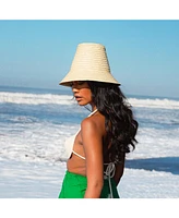Margo Palm Straw Hat Beige
