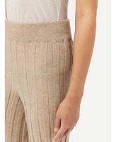Gobi Cashmere Women's Textured Knit Pants