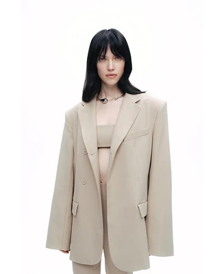 Nocturne Women's Oversized Blazer Jacket