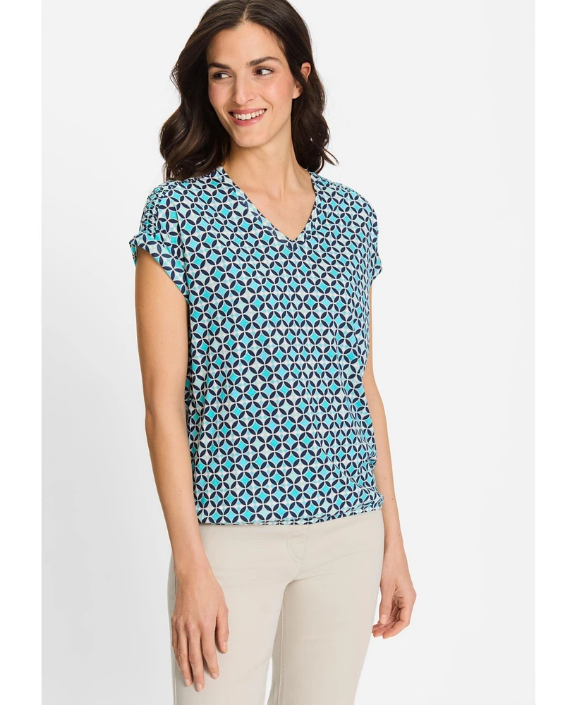 Olsen Women's Ornamental Print T-Shirt