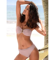 Lascana Women's Ruched Classic Bikini Swimsuit Bottom
