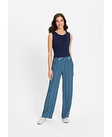 Olsen Women's Anna Fit Ikat Print Pull-On Pant