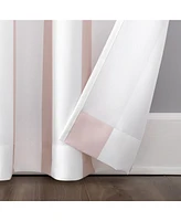 Reagan Cabana Stripe Semi-Sheer Grommet Curtain Panel
