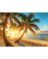 Trefl Red 1000 Piece Puzzle - Sunset Tropical Beach