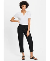 Olsen Women's Lisa Fit Straight Drawstring Pant