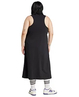 adidas Plus 3-Stripe Logo Racerback Tank Dress
