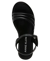 Anne Klein Women's Ellen Strappy Footbed Flat Sandals