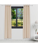 Simple Styles Indoor/Outdoor Curtain Panels with Grommet Tops