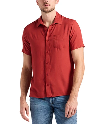 Men's Sirilo Fitted Short Sleeve Button-Front Shirt