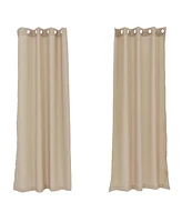 Simple Styles Indoor/Outdoor Curtain Panels with Grommet Tops