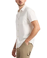 Men's Savoya Fitted Short Sleeve Button-Front Shirt