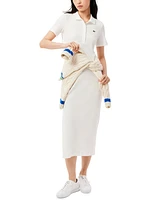 Lacoste Usa Women's Midi Polo Dress