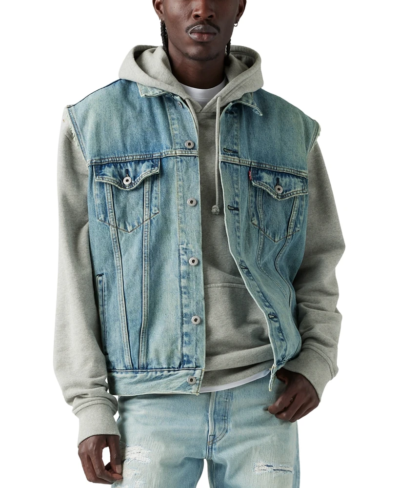 Levi's Men's Relaxed Fit Premium Trucker Vest