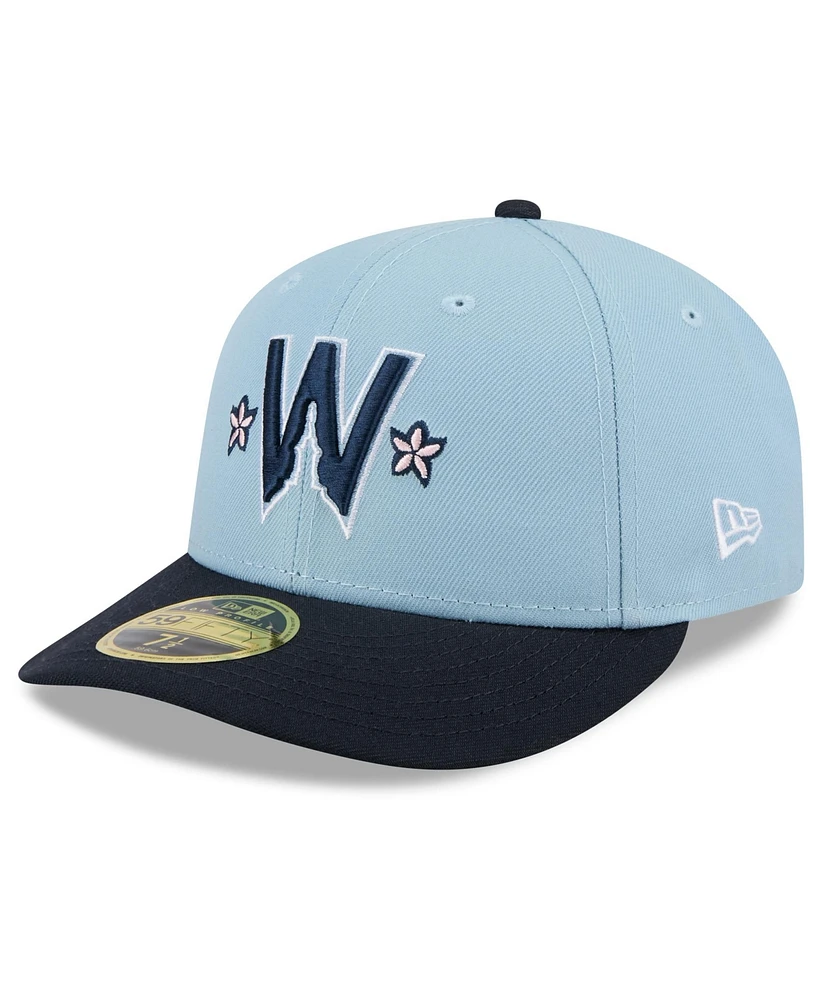 New Era Men's Black Washington Nationals 2025 City Connect Low Profile 58FIFTY Fitted Hat