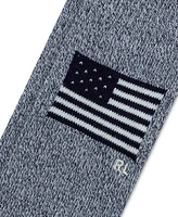 Polo Ralph Lauren Men's Indigo Yarn Dye Flag Boot Socks