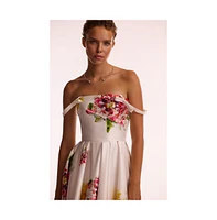 Milla Women's Tea-length floral dress