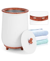 23L Large Luxury Bucket-Style Towel Warmer with Fragrant Disc Holder