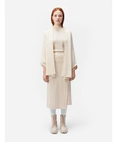 Gobi Cashmere Women's Cable-Knit Cashmere Poncho