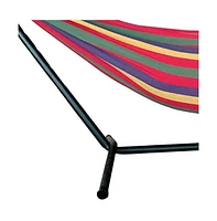 Regatta Stripe Two Person Hammock With Stand