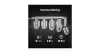 Zafro Countertop Ice Maker with Handle, Produces