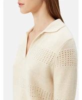 Gobi Cashmere Women's Mixed Pattern Polo