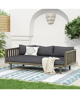 Acacia Wood Daybed: Durable, Water-Resistant