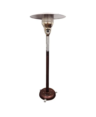 Freestanding 41000 Btu Natural Gas Patio Heater with Steel Construction