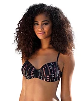 Lascana Women's Boho Print Underwire Bikini Swimsuit Top