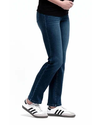 1822 Denim Maternity Better Butter Over the Bump Slim Straight Jean