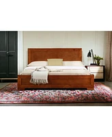 Bed Frame Solid and Manufactured Wood – Durable Construction