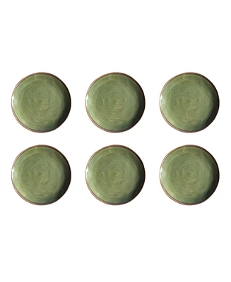 TarHong Retreat Pottery 6-Pc. Salad Plates, Service For 6