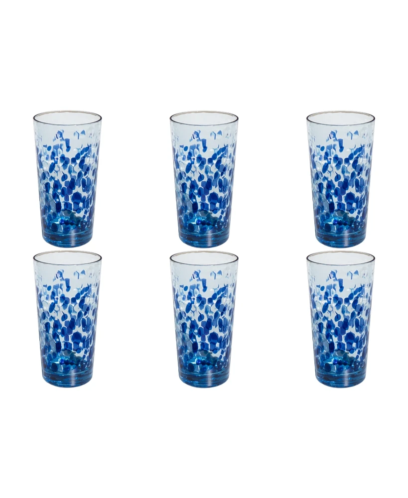 TarHong Talavera Goblet Glasses, Set of 6