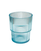TarHong Fine Ribbed Double Old Fashioned Glasses, Set of 6