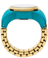 Fossil Women's Two-Hand Gold-Tone Stainless Steel Ring Watch, 15mm