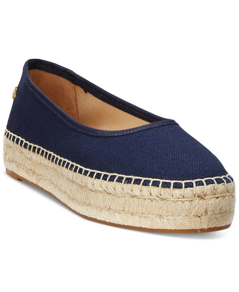 Lauren Ralph Women's Luize Espadrille Ballet Flats