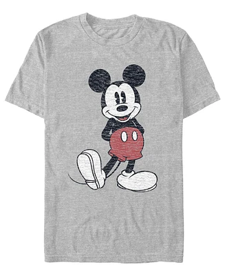 Fifth Sun Men's Mickey Pose Short Sleeve T-Shirt