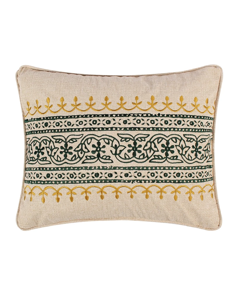 Levtex Kimpton Embroidered Decorative Pillow, 14" x 18"