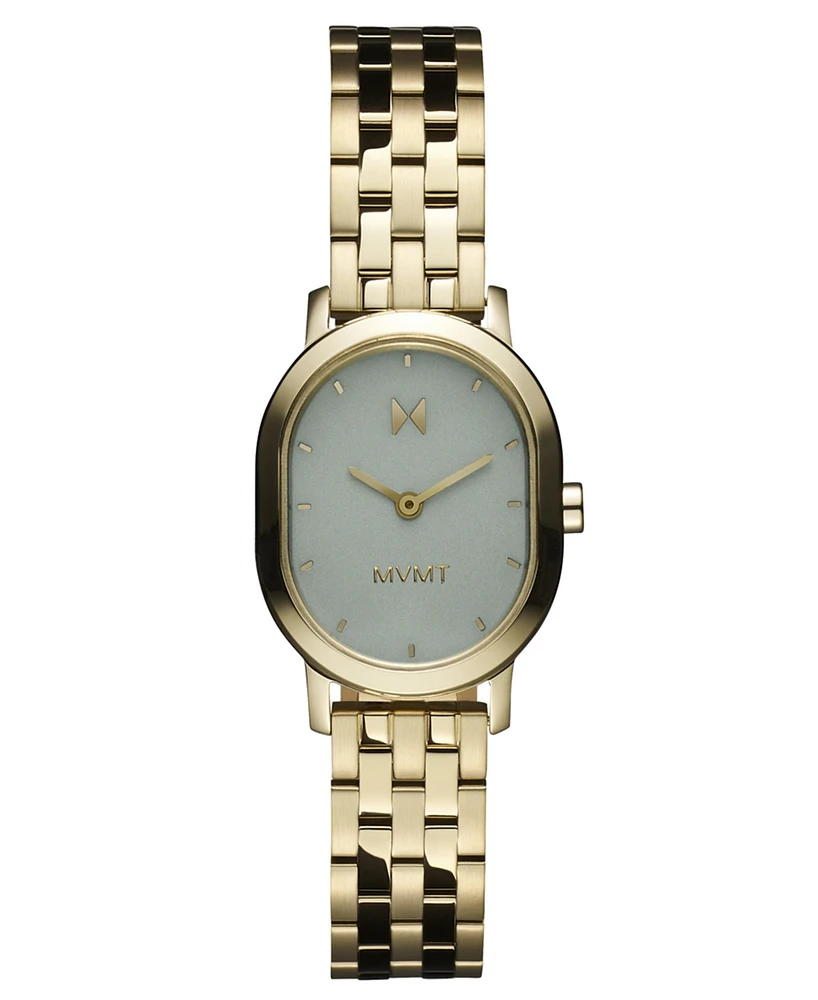 Mvmt Women's Carmel Oval Gold Tone Stainless Steel Bracelet Watch