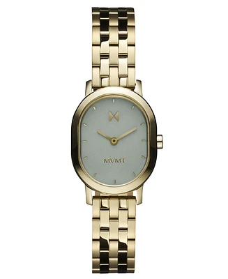 Mvmt Women's Carmel Oval Gold Tone Stainless Steel Bracelet Watch