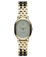 Mvmt Women's Carmel Oval Gold Tone Stainless Steel Bracelet Watch